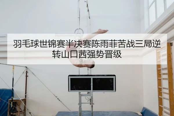 羽毛球世锦赛半决赛陈雨菲苦战三局逆转山口茜强势晋级